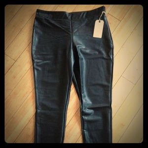 NWT Leith luxury faux leather leggings